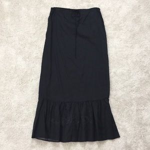 White House Black Market Blk Cotton Sz-S Skirt NWT